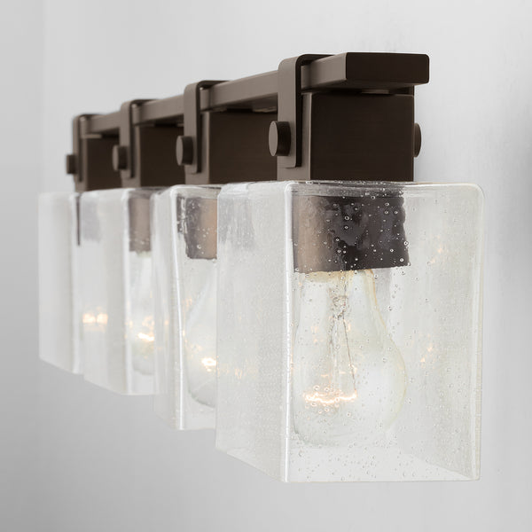 Four Light Vanity from the Graham Collection in Oil Rubbed Bronze Finish by Capital Lighting