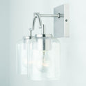 Two Light Vanity from the Carter Collection in Brushed Nickel Finish by Capital Lighting