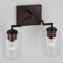 Two Light Vanity from the Carter Collection in Bronze Finish by Capital Lighting