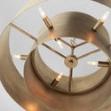 Nine Light Pendant from the Jude Collection in Mystic Lustre Finish by Capital Lighting