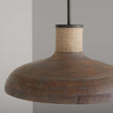 One Light Pendant from the Jacob Collection in Grey Wash and Grey Iron Finish by Capital Lighting