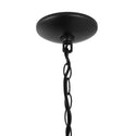 Three Light Foyer Pendant from the Stanton Collection in Matte Black Finish by Capital Lighting