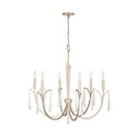 Six Light Chandelier from the Gwyneth Collection in Winter Gold Finish by Capital Lighting