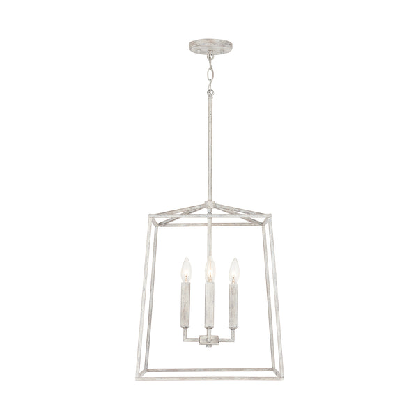 Four Light Foyer Pendant from the Thea Collection in Mystic Sand Finish by Capital Lighting