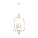 Six Light Foyer Pendant from the Ophelia Collection in Winter Gold Finish by Capital Lighting