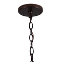 Four Light Foyer Pendant from the Myles Collection in Bronze Finish by Capital Lighting