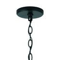 Four Light Foyer Pendant from the Myles Collection in Matte Black Finish by Capital Lighting