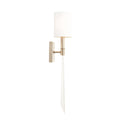 One Light Wall Sconce from the Gwyneth Collection in Winter Gold Finish by Capital Lighting