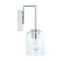 One Light Wall Sconce from the Carter Collection in Brushed Nickel Finish by Capital Lighting