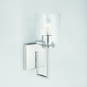 One Light Wall Sconce from the Carter Collection in Brushed Nickel Finish by Capital Lighting