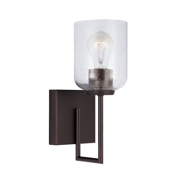 One Light Wall Sconce from the Carter Collection in Bronze Finish by Capital Lighting