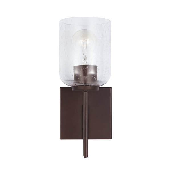 One Light Wall Sconce from the Carter Collection in Bronze Finish by Capital Lighting
