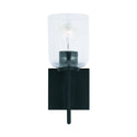 One Light Wall Sconce from the Carter Collection in Matte Black Finish by Capital Lighting