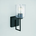 One Light Wall Sconce from the Carter Collection in Matte Black Finish by Capital Lighting