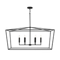 Six Light Island Pendant from the Thea Collection in Matte Black Finish by Capital Lighting