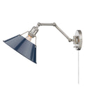 One Light Wall Sconce from the Orwell PW Collection in Pewter Finish by Golden