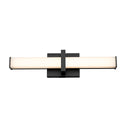 LED Bath Bar from the Elon Collection in Matte Black Finish by Golden