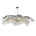 24 Light Chandelier from the Autumn Twilight BI Collection in Black Iron Finish by Golden