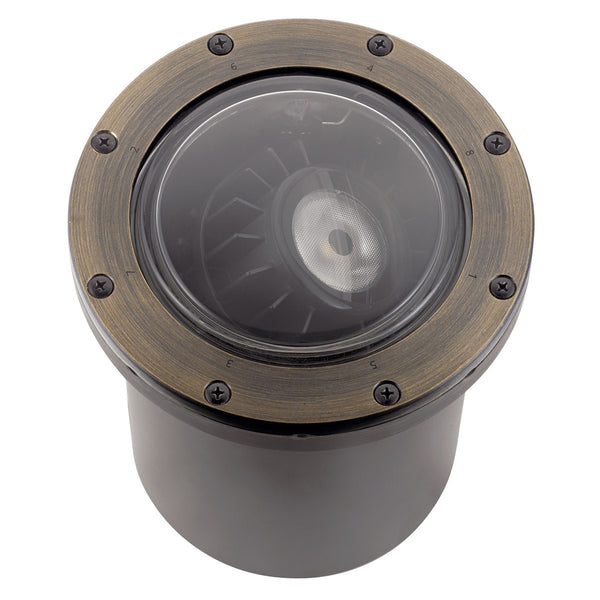 LED In-Ground from the Landscape Led Collection in Centennial Brass Finish by Kichler