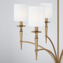Six Light Chandelier from the Abbie Collection in Aged Brass Finish by Capital Lighting