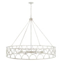 Eight Light Chandelier from the Ricci Collection in Winter White Finish by Capital Lighting