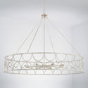Eight Light Chandelier from the Ricci Collection in Winter White Finish by Capital Lighting