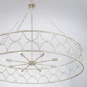 Eight Light Chandelier from the Ricci Collection in Winter White Finish by Capital Lighting
