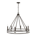 Six Light Chandelier from the Merrick Collection in Old Bronze Finish by Capital Lighting