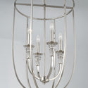 Four Light Foyer Pendant from the Laurent Collection in Polished Nickel Finish by Capital Lighting