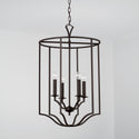 Four Light Foyer Pendant from the Jaymes Collection in Old Bronze Finish by Capital Lighting