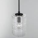 One Light Pendant from the Emerson Collection in Matte Black Finish by Capital Lighting