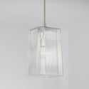 One Light Pendant from the Lexi Collection in Brushed Nickel Finish by Capital Lighting