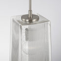 One Light Pendant from the Lexi Collection in Brushed Nickel Finish by Capital Lighting