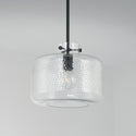 One Light Pendant from the Brighton Collection in Matte Black Finish by Capital Lighting