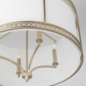 Four Light Pendant from the Isabella Collection in Winter Gold Finish by Capital Lighting