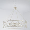 Four Light Pendant from the Ricci Collection in Winter White Finish by Capital Lighting