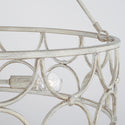 Four Light Pendant from the Ricci Collection in Winter White Finish by Capital Lighting