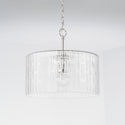 One Light Semi-Flush Mount from the Emerson Collection in Polished Nickel Finish by Capital Lighting