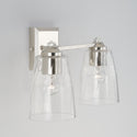 Two Light Vanity from the Laurent Collection in Polished Nickel Finish by Capital Lighting
