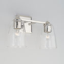 Two Light Vanity from the Laurent Collection in Polished Nickel Finish by Capital Lighting