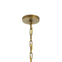 Four Light Pendant from the Abbotswell Collection in Natural Brass Finish by Kichler