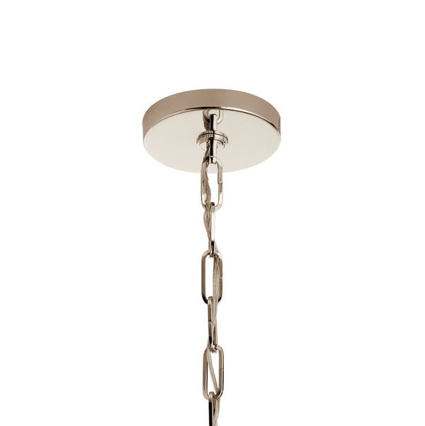 Four Light Pendant from the Abbotswell Collection in Polished Nickel Finish by Kichler