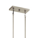 Five Light Linear Chandelier from the Lente Collection in Midnight Oak Finish by Kichler