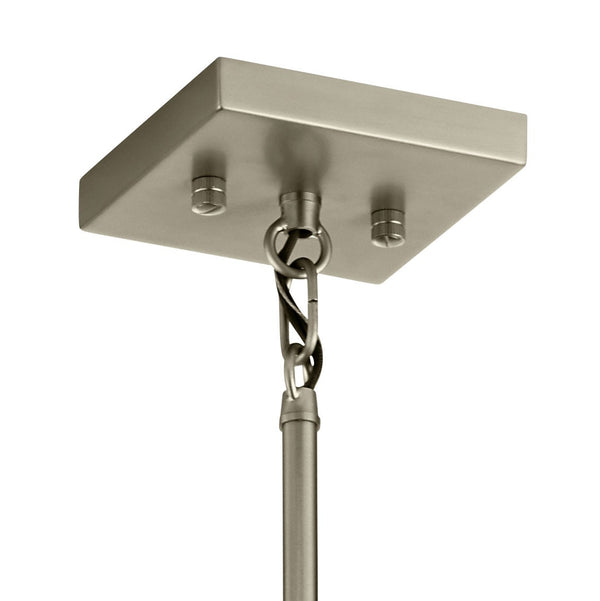 Four Light Pendant from the Lente Collection in Midnight Oak Finish by Kichler