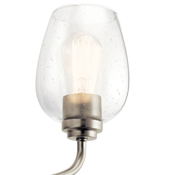 One Light Wall Sconce from the Valserrano Collection in Brushed Nickel Finish by Kichler