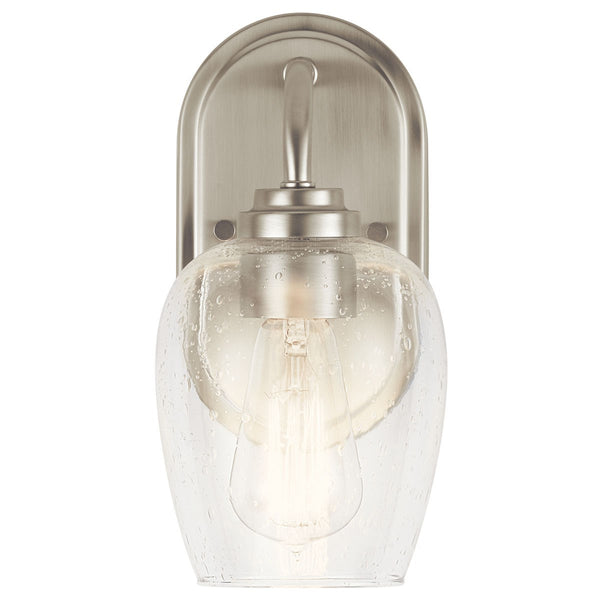 One Light Wall Sconce from the Valserrano Collection in Brushed Nickel Finish by Kichler
