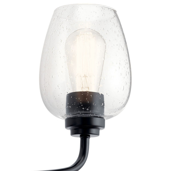 Four Light Bath from the Valserrano Collection in Black Finish by Kichler