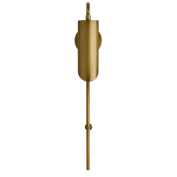 One Light Wall Sconce from the Trentino Collection in Natural Brass Finish by Kichler