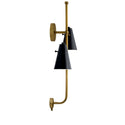 Two Light Wall Sconce from the Sylvia Collection in Black Finish by Kichler
