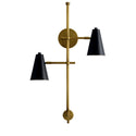 Two Light Wall Sconce from the Sylvia Collection in Black Finish by Kichler